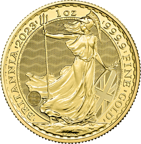 1 oz. Britannia 2023 Great Britain .9999 gold coin! - Florinus.bg