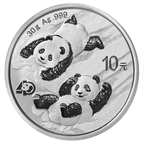 2022 Panda China 10 yuan 30 g. silver coin! - Florinus.bg