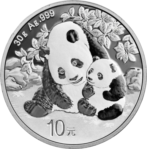 2024 Panda China 10 yuan 30 g. silver coin Florinus.bg