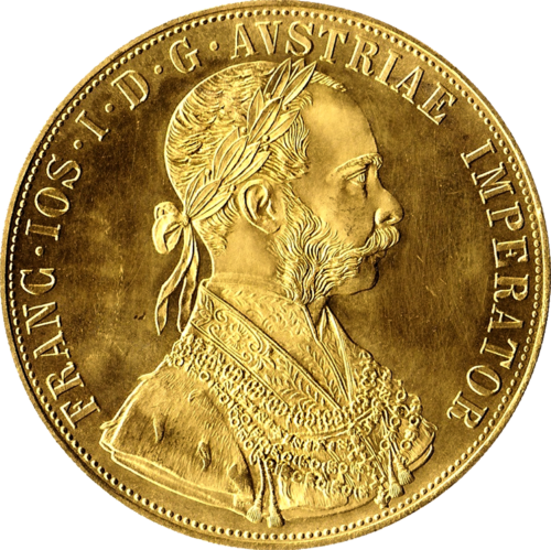 4 ducat Franz Joseph I Austrian Empire gold coin Florinus.bg